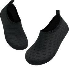 Kids Unisex Water Shoes Barefoot Aqua Socks 11/11.5 little kid Black NEW