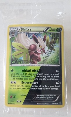 Pokemon TCG Shiftry 11/114 Cosmos Holo Promo Pack Knockout Collection SEALED