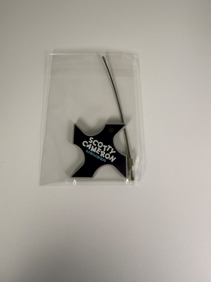 Scotty Cameron 2025 Member Gift Headcover Leash Key Fob Ships Next