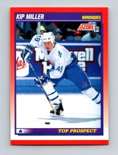 1991-92 Score Canadian Bilingual Kip Miller Quebec Nordiques #274