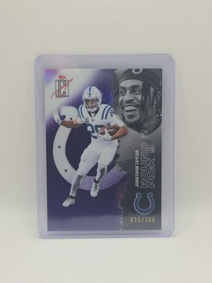 2025 Topps Signature Class - Jonathan Taylor #25 Purple Holo /100