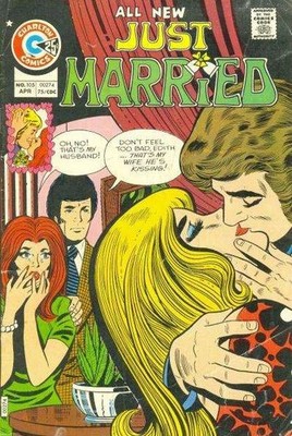 Just Married #105 VG; Charlton | low grade - April 1975 Cheating Spouses Cover -