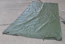 British Army 12ft 6" x 15ft 3" Heavy Duty Ground Sheet / Floor Cover Tarpaulin