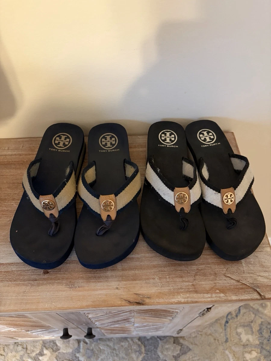 Tory Burch Women's Wedge Flip Flop Sandals for sale | eBay