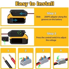 Battery Voltages Regulator For 18V Electric Tools Plastic Metal Construction