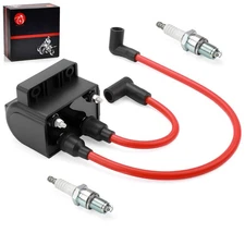 Ignition Coil And Spark Plug Wire Cap for Dyna Super Glide EFI FXDI 1995-1998