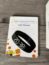 All Day 3D Pedometer Smart Sport Wristband With Digital Display & Adjustable Ban