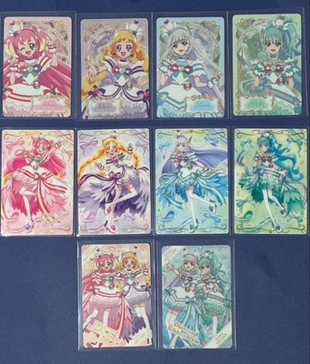 Wunderbare hübsche Heilung Kirakira Karte Gumi 10 Karten Set Diamond Ribbon S...