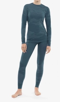 Viking Damen Thermounterwäsche Merino Wolle Set Shirt Leggings Gasher Gr.L 40