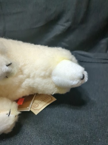 Herman Teddy Polar Bear Plush Stuffed Animal Toy Soft Rare LIMITED EDITION - Picture 12 of 12
