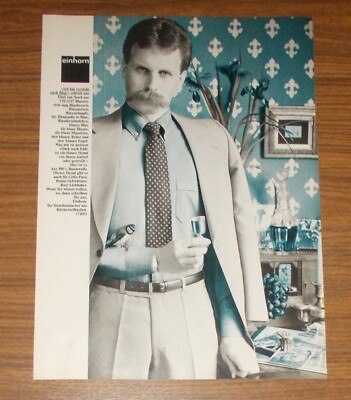 Rare Advertising Vintage UNICORN Shirts - I'm Crazy About Blue 1978