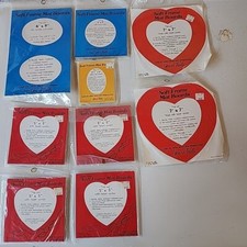 Lot of 9 Yours Truly Soft Frame Mat Boards..6 Heart, Oval, Circle