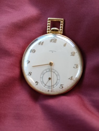 LORD ELGIN Pocket Watch 14K RGF Case Numerals Marker Made USA ๐บ๐ธ Runs - Picture 2 of 4