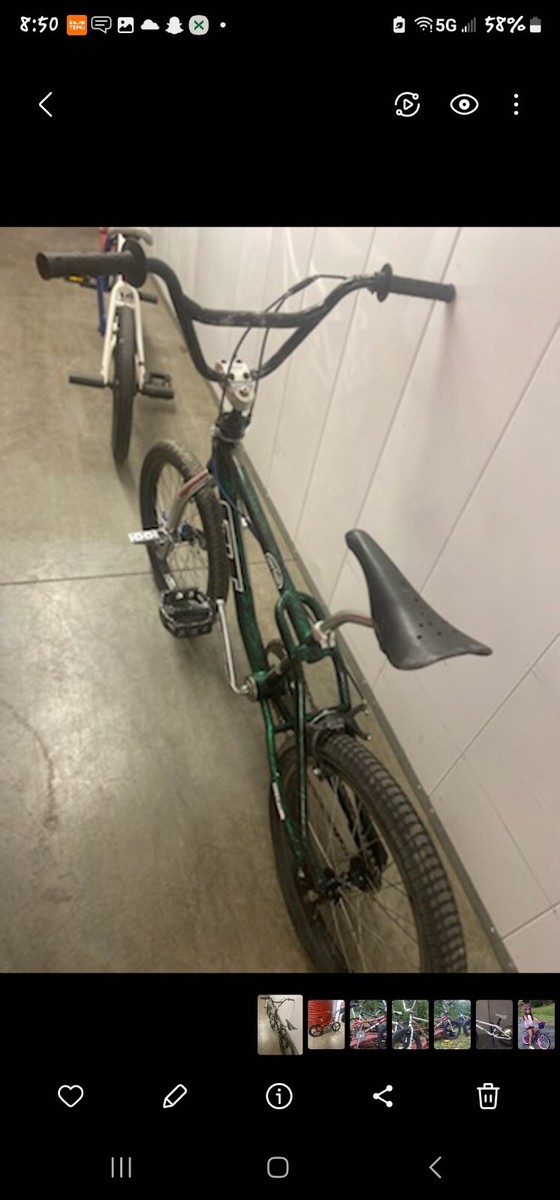 1997 GT Vertigo Splash Green Bmx Bike 20