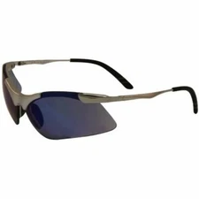 Global Vision Lightning Sun Glasses Smoked Lenses Brushed Metal Temples UV400