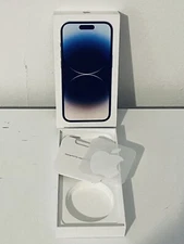 Apple 14 Pro Empty Box With Stickers Only Silver A2650 512 GB