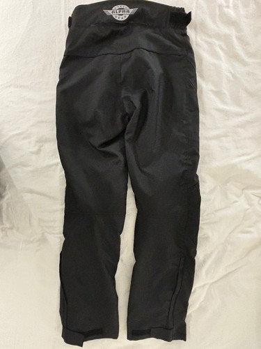 NWT Alpha Cycle Gear Black Cordura Pilot Pants Size 32 - Picture 6 of 9