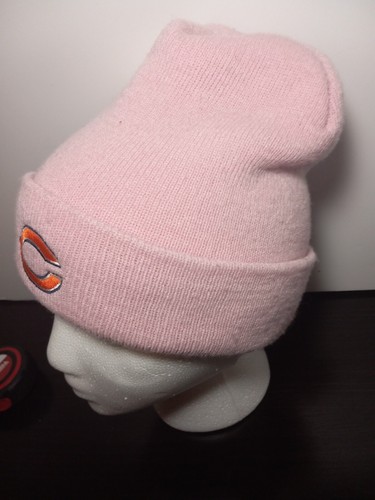 NFL CHICAGO OSOS Rosa GORRO SOMBRERO DE INVIERNO GORRA Bordado Logotipo Manguito Elástico Tejido - Imagen 5 de 16