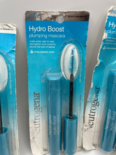 4x Damaged Packaging Neutrogena Hydro Boost Plumping Mascara Black/Brown 03 - Picture 4 of 8