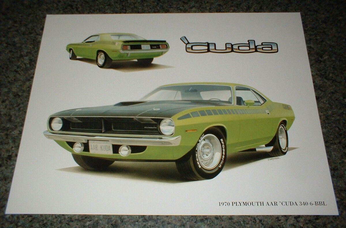 1970 PLYMOUTH AAR CUDA 340 MOPAR ART 70 71 383 440 426 HEMI 1970 PLYMOUTH AAR CUDA 340 MOPAR ART 70 71 383 440 426 HEMI