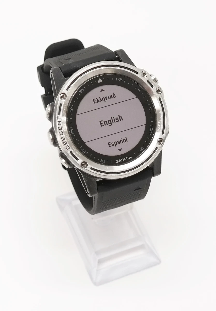 Garmin Descent Mk1 GPS Activity and Dive Watch - Silver/Black