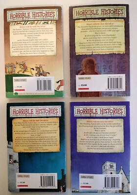 HORRIBLE HISTORIES x11 by Terry Deary PB Scholastic vintage 1990's