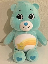 9" Care Bears Blue Wish Bear Stuffed Bean Shooting Star Plush 2021