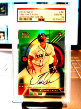 2023 Finest #57/99 Triston Casas Autograph-Green #TC Gem Mt. 10 