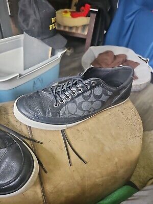 Coach FG1078 US 9d Porter Lo Top Sig Black Sneaker Walking Coach FG1078 US 9d Porter Lo Top Sig Black Sneaker Walking