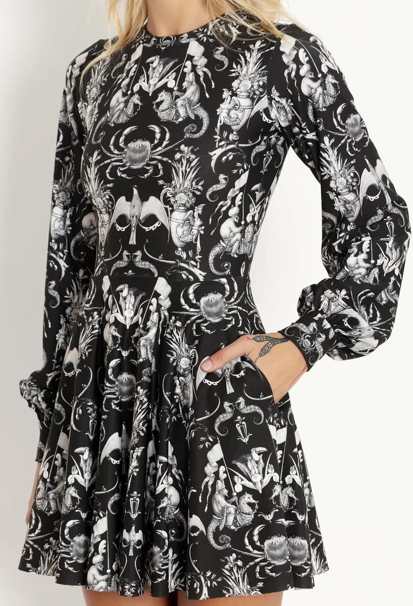 blackmilk skater dress BlackMilk | Fortune Teller Strappy Skater Dress | Black