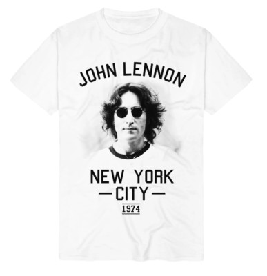 JOHN LENNON  - New York City 1974 TSHIRT T-Shirt Größe L NEU