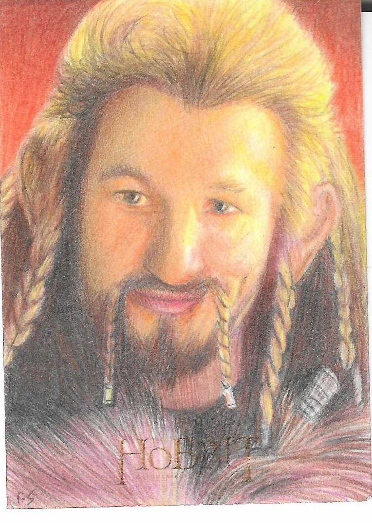 2014 cryptozoic the hobbit an unexpected journey 1 of 1 richard salvucci sketch