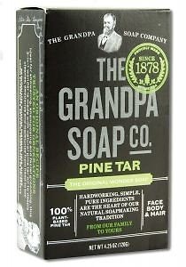 Мыло из сосновой смолы Grandpa Soap Company 4,25 унции. Бар