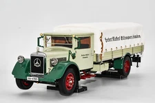 New CMC Mercedes Benz LO 2750 1934-38 with Tarpaulin 1:18 Model Truck M170 KidBX