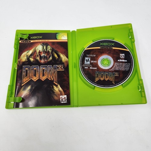 Doom 3 Original Xbox NTSC-U/C CIB Complete Tested working Bethesda - Picture 3 of 8