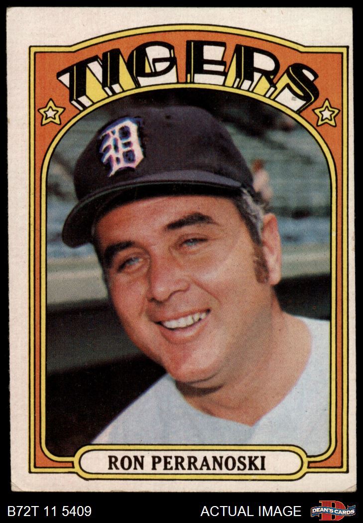 1972 Topps #367 Ron Perranoski Tigers 2 - GOOD