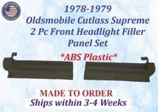 New 1978-1979 Oldsmobile Cutlass Supreme 2 Pc Front Headlight Filler Set New 1978-1979 Oldsmobile Cutlass Supreme 2 Pc Front Headlight Filler Set