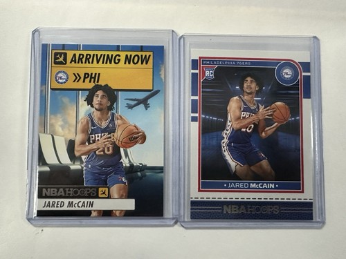 2024-25 Panini NBA Hoops Jared McCain Arriving Now RC #9 Plus Bonus Rookie Card  - Picture 4 of 5
