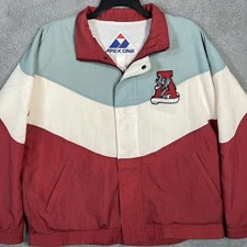 Vintage 90s Apex One Alabama Crimson Tide Jacket Full Zip No Tag See Pics!