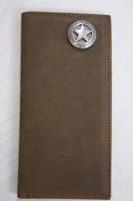 ZEP-PRO TEXAS STAR Crazy Horse Leather Roper WALLET ONLY NO BOX