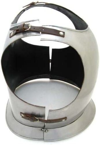 Armadura de pecho de acero medieval para hombre talla única se adapta a la mayoría metálica - Imagen 5 de 13