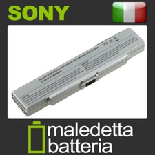 Batteria ARGENTO 10.8-11.1V 5200mAh per Sony Vaio VGN-AR41E