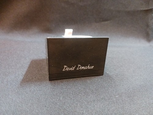 925 Sterling Silver Vintage David Donahue Ornate Square Cufflinks - Picture 10 of 12