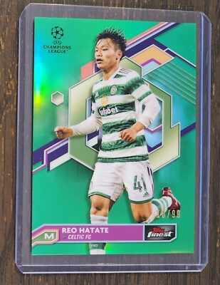 99限定 2022-23 Topps Finest Reo Hatate Auto Refractor 直筆サイン