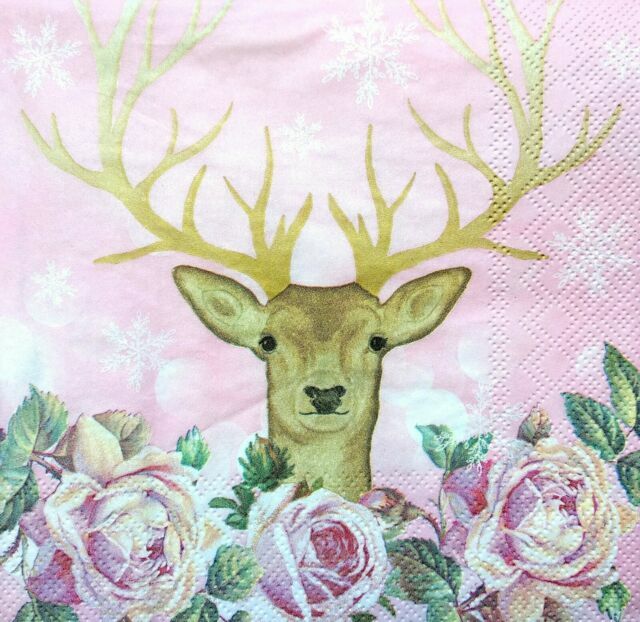 4 Lunch Paper Napkins for Decoupage Party Table Craft Vine Old Bottles