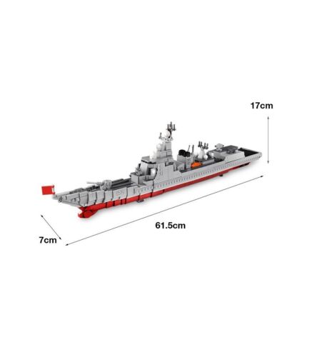 Juego de bloques de construcción Xingbao Missile Destroyer 052 nuevo 1359 piezas (06028) - Imagen 7 de 9