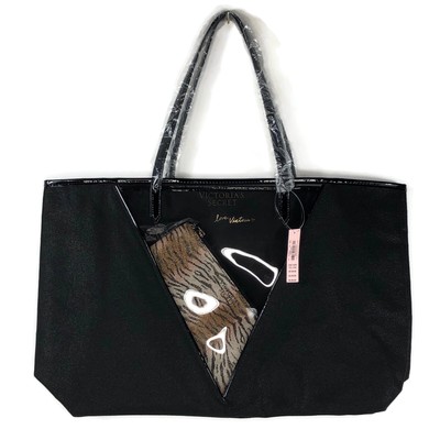black clear handbag