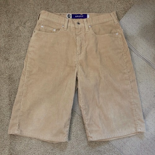 RARE Vintage 90's Silvertab BAGGY Levi's Size 32 Khaki Tan Corduroy Shorts  USA | eBay