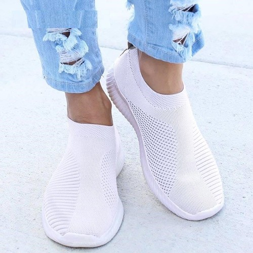 mesh sock trainers