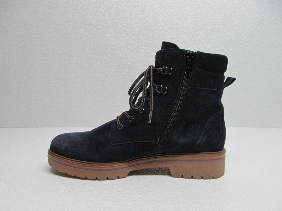 Женские сапоги Gabor замшевые кожаные на молнии на шнуровке с подкладкой зажимная подошва размер 8,5 M - Изображение 3 из 4